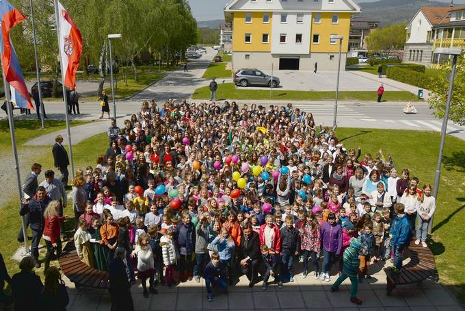 Predsednik Republike Slovenije Borut Pahor na 2. osnovni šoli Slovenska Bistrica ob Dnevu zemlje